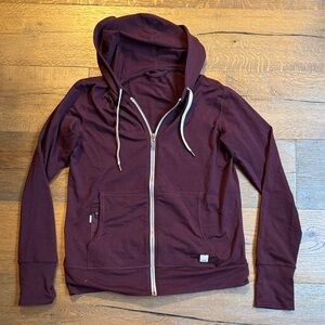 Vuori Maroon Hoodie Sweatshirt